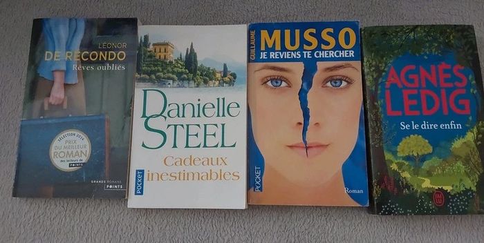 lot 4 romans d'amour