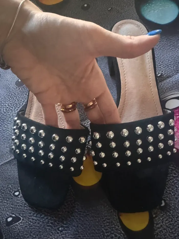 Sandale petit talons femme - photo numéro 8