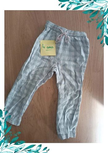 Pantalon léger fille 4 ans vichy