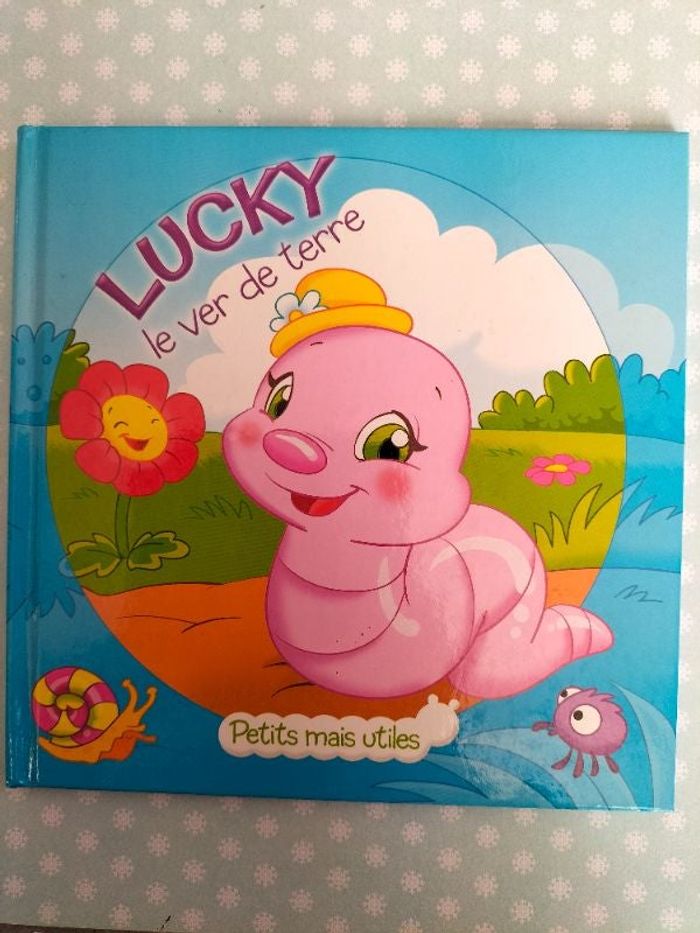 Livre enfant Lucky Le ver de terre