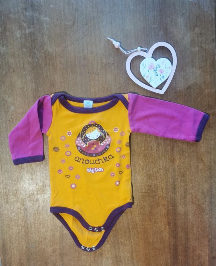 Lot Petit Beguin 4 bodys colorés idéal printemps 6mois 68cm - photo numéro 7