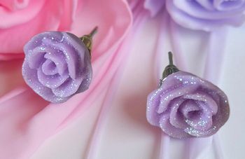 Boucle d'oreille fleur