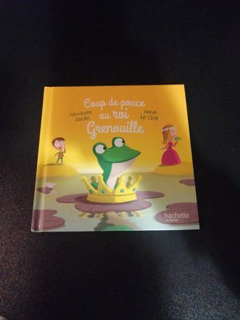Livre coup de pouce au roi grenouille