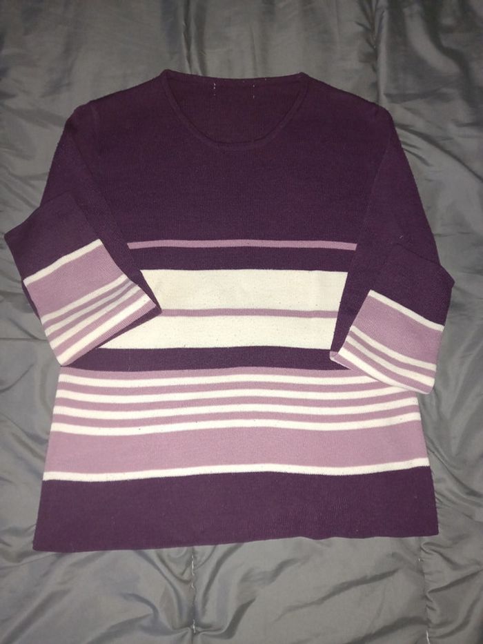 Pull rayé
