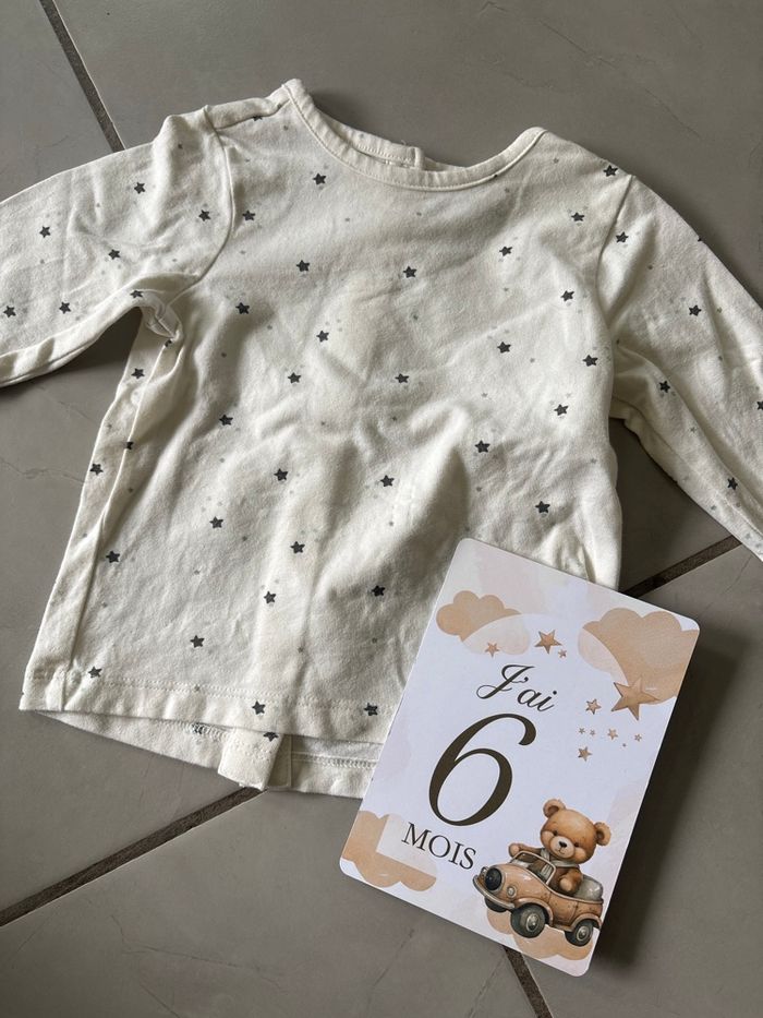 Tee shirt 6 mois - photo numéro 1