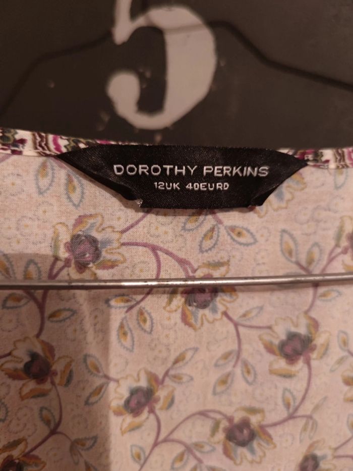 Longue tunique marron et beige Dorothy Perkins t40 - photo numéro 3