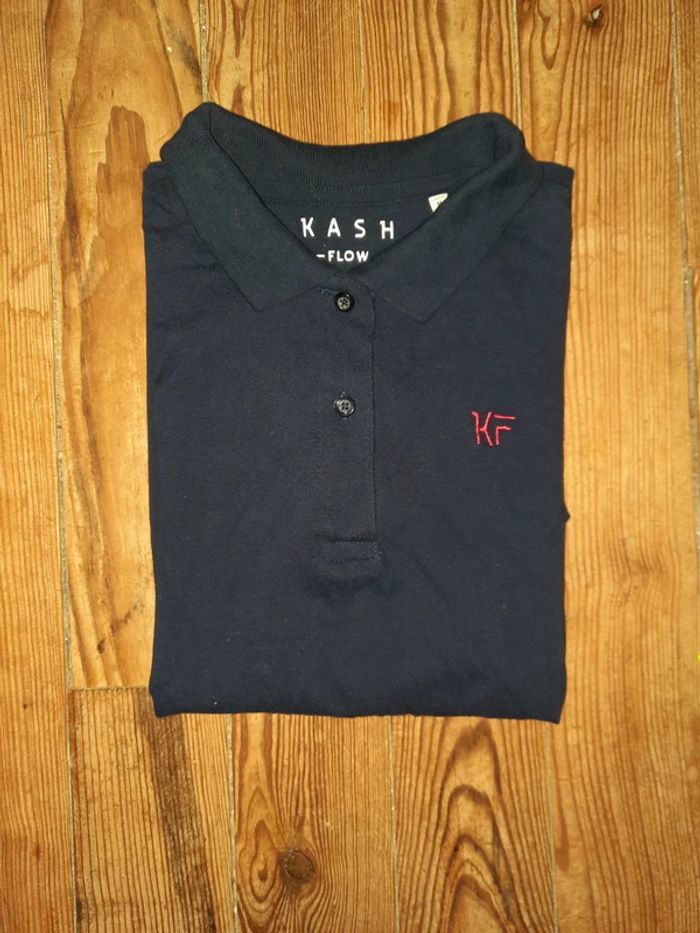 Polo bleu marine kash flow - photo numéro 3