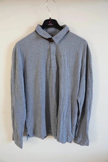 C55 polo gris Massimo Dutti XXL