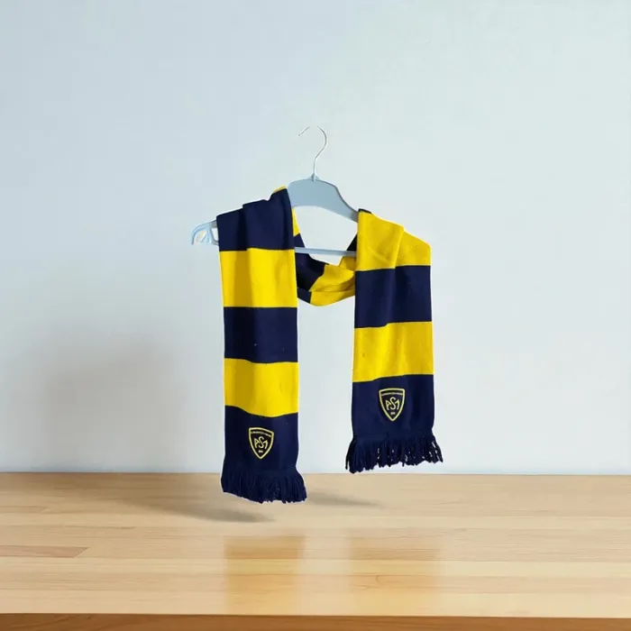 Écharpe supporter ASM Clermont 💛💙 Fièrement rugby !