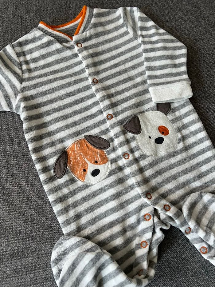 Pyjama d’hiver en velours Primigi bébé 6 mois - photo numéro 6