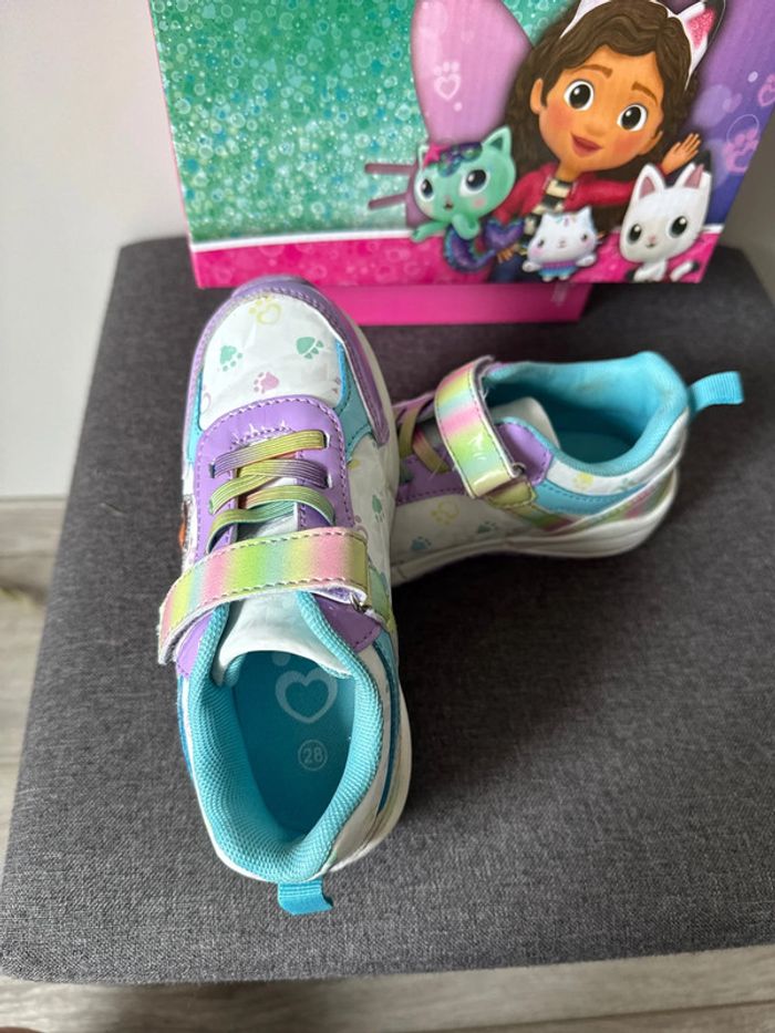 👟basket fille - Gabbyet la maison magique - taille 28- très bon état - photo numéro 3