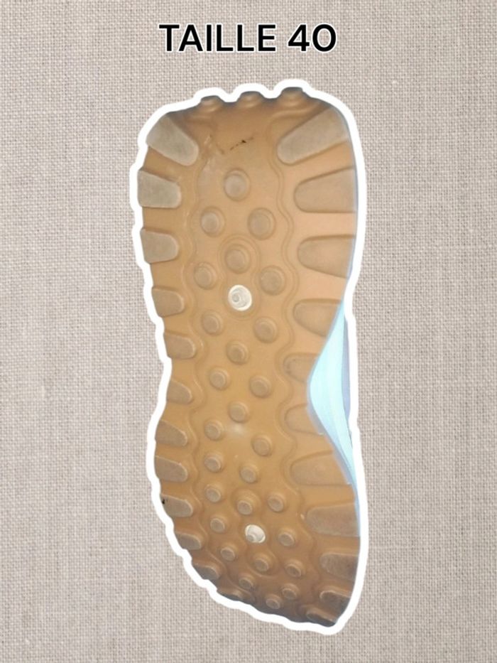 Baskets beige - Taille 40 - photo numéro 4