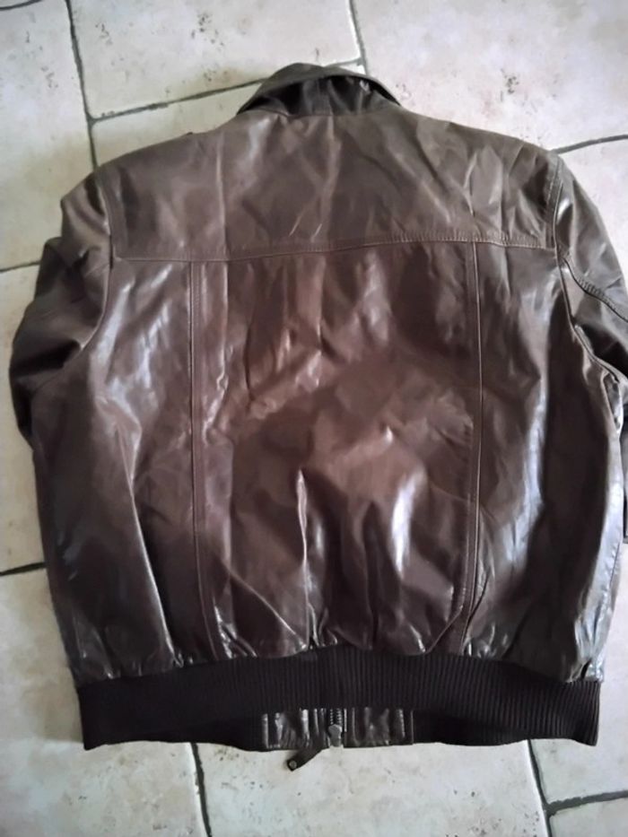 Veste en cuir homme bizzbee - photo numéro 3