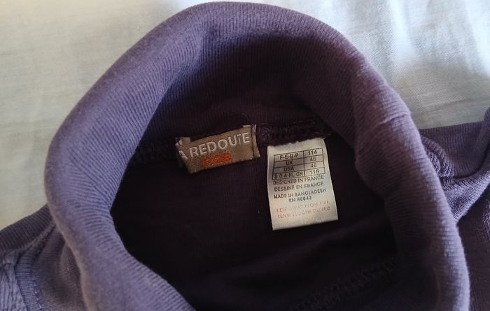 Sous-pull violet foncé 6 ans - photo numéro 2