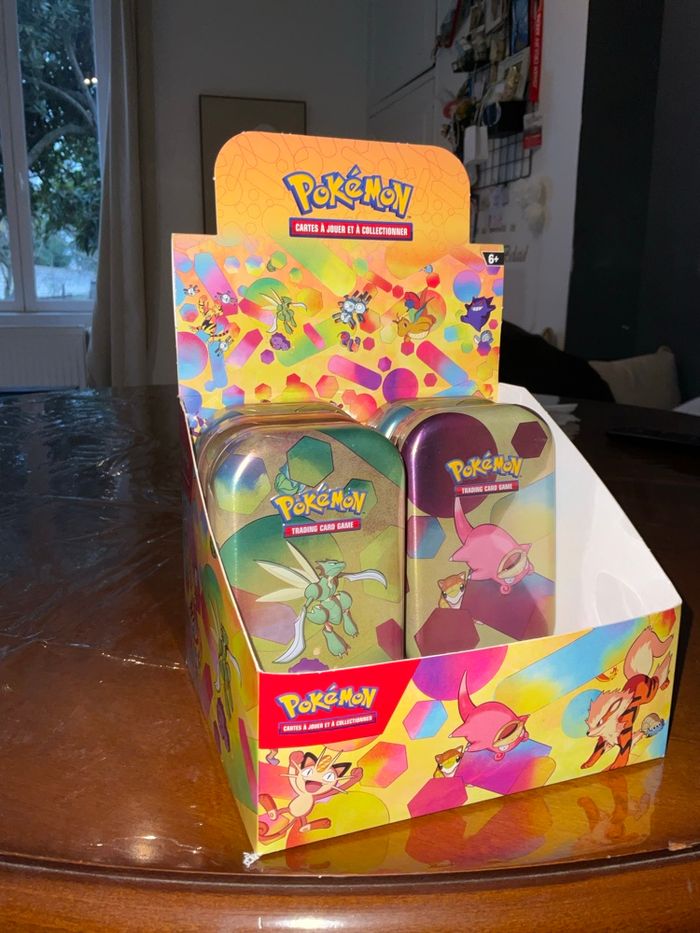 Pokémon Display de 5 mini tins 151 - EV.3.5 - photo numéro 3