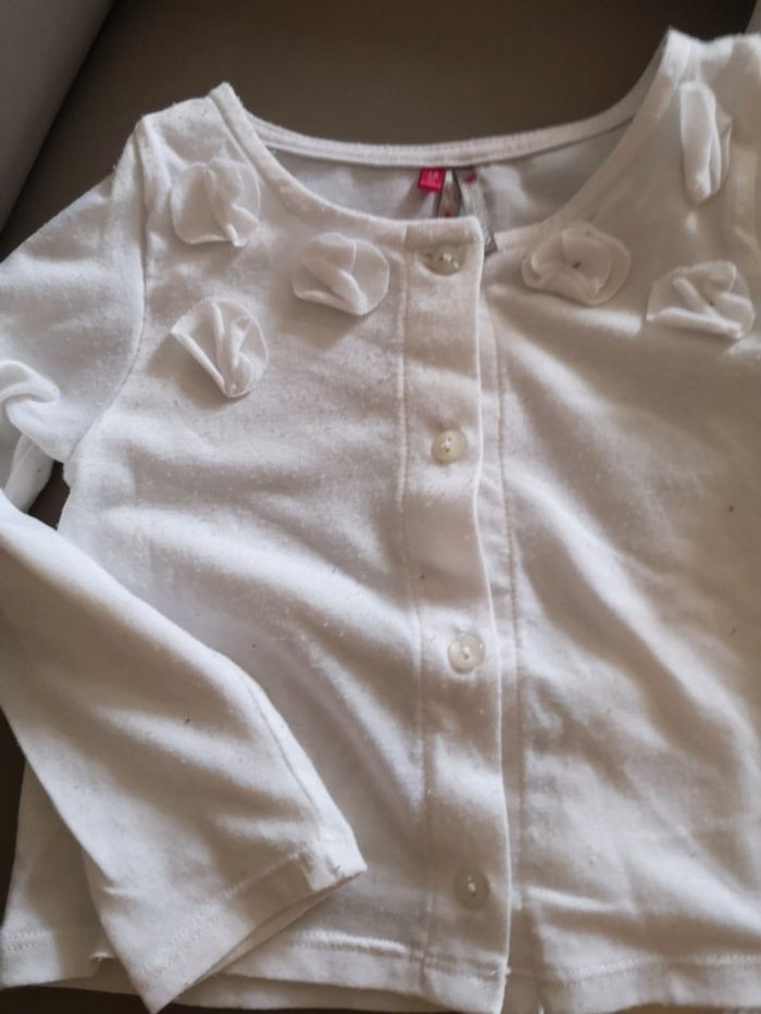 3 pièces cérémonie blanc bébé fille - photo numéro 4