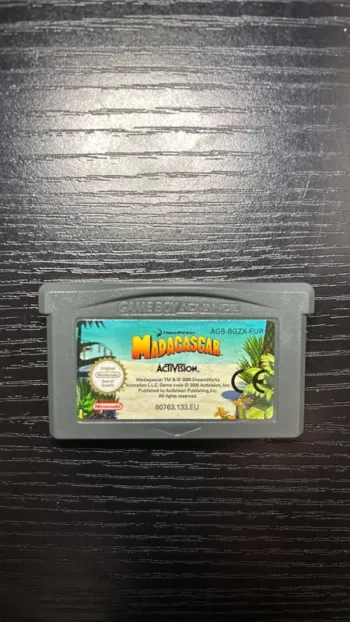 Jeu Gameboy Advance Madagascar
