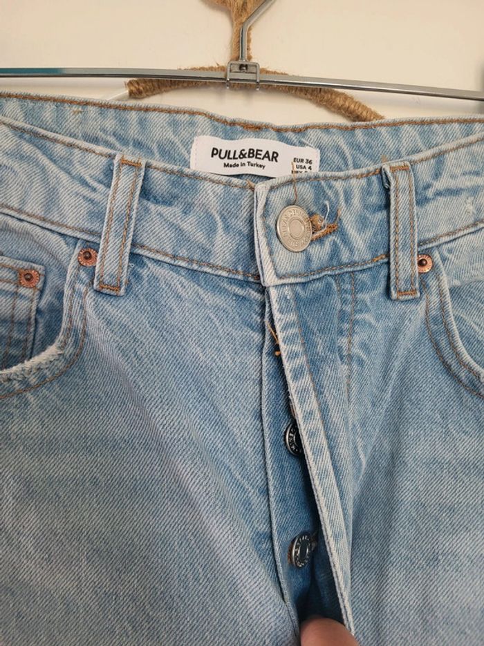 Jean taille haute Mom taille 36 Pull & Bear - photo numéro 5