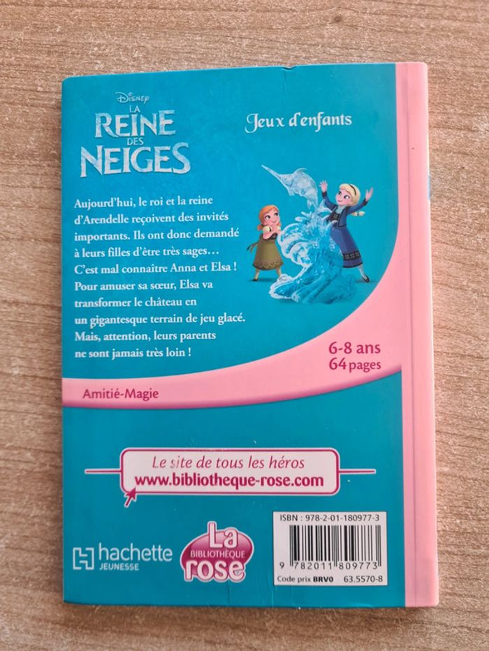 Livre Reine des Neiges "jeux d'enfant " - photo numéro 2