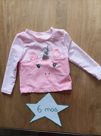 Maillot licorne 6 mois