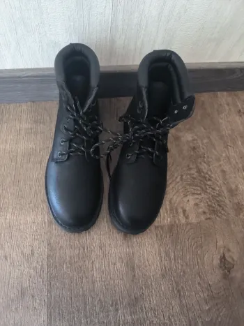 Bottines rangers noires