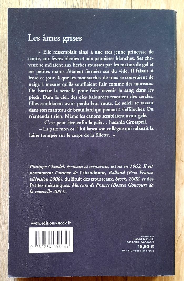 Philippe Claudel - les âmes grises - photo numéro 3