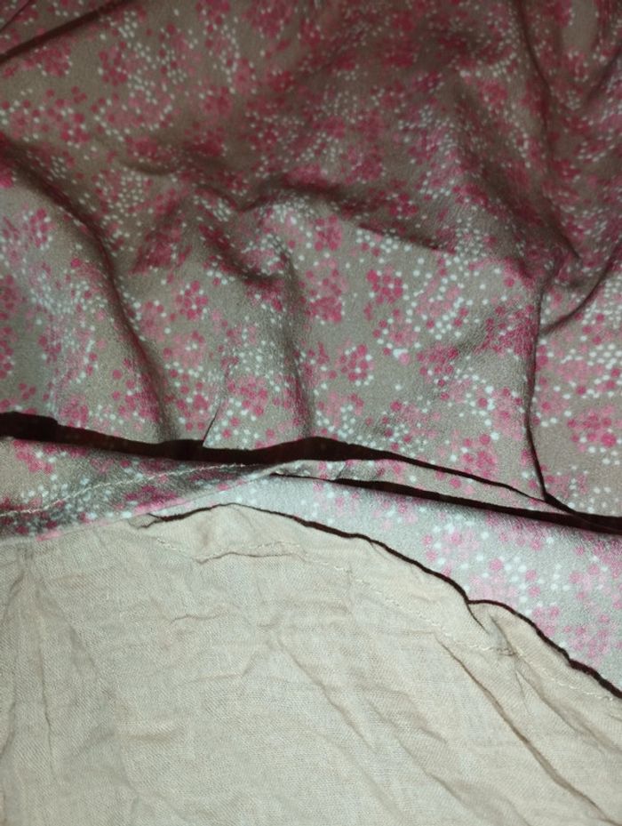 Robe fluide mouchetée 12 ans tao rose / vieux rose - photo numéro 4