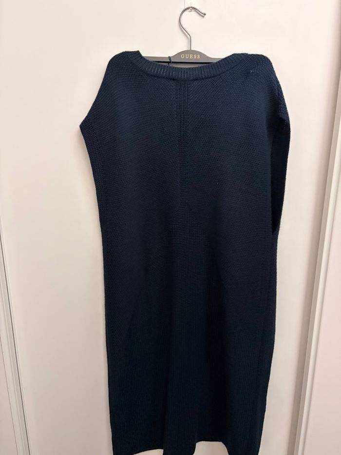 Caroll - Robe-pull 100% Laine RWS - Taille L - Bleu Marine - Neuf avec étiquette - photo numéro 4