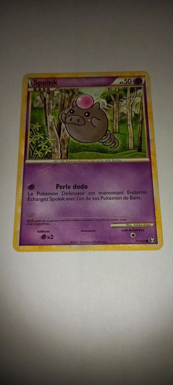 Carte pokémon spoink