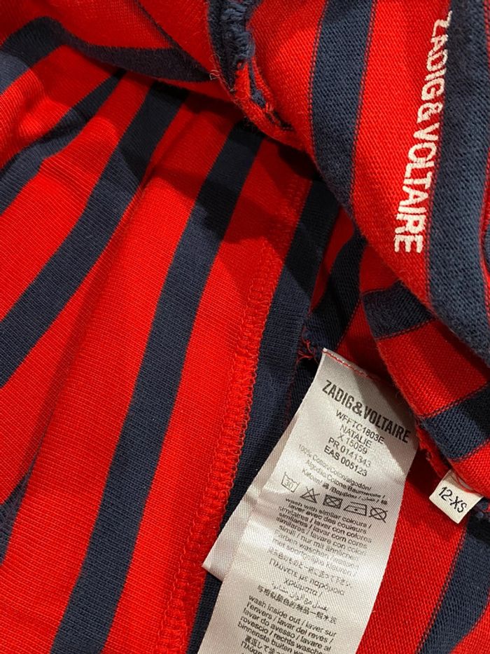 Zadig et Voltaire mixte Marine rouge petit 12 ans, XS - photo numéro 19