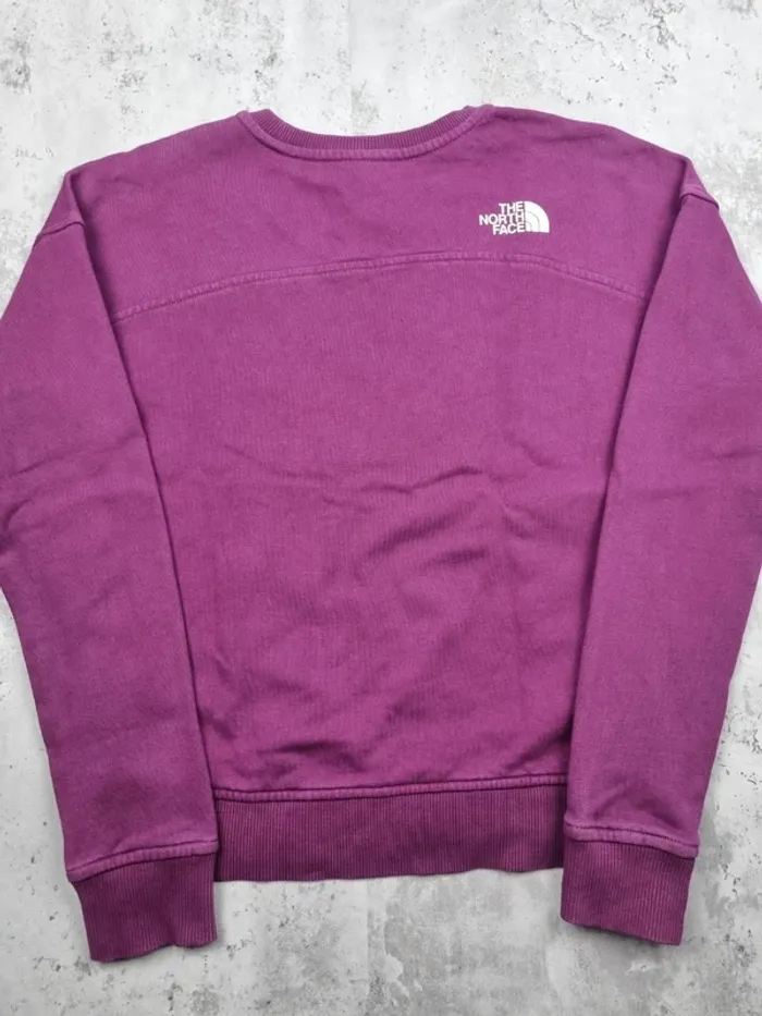 Sweat The North Face violet – Taille XS Femme (mesures en photos) - photo numéro 4