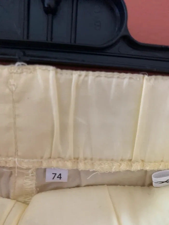 🌞 Short jaune pastel bébé fille – Taille 9 mois - Neuf - photo numéro 3