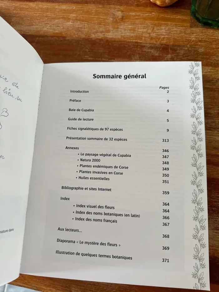Livre Fleur de Corse, fleurs de la baie de Cupabia - photo numéro 7