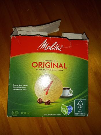 Melitta filtres café rond n°1