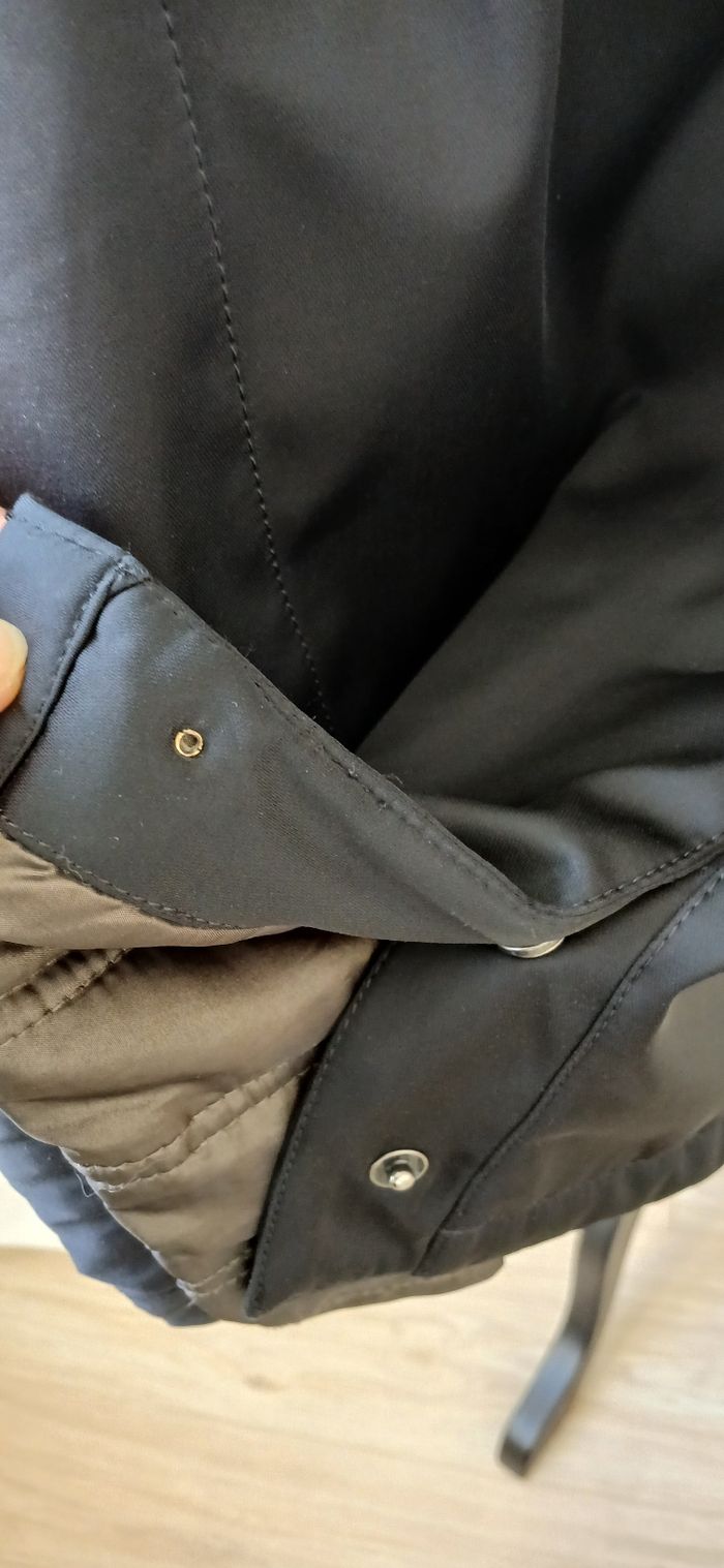 Manteau 3/4 noir. Très bon état. OLLY GAN Taille 4 - photo numéro 7