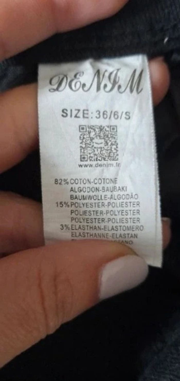 Jean skinny imprimé sequins Mickey - photo numéro 10