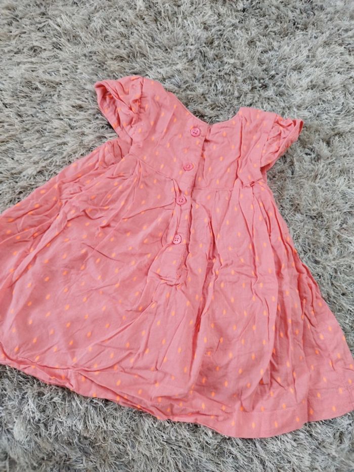 Lot de deux robes bébé fille était à 6 mois - photo numéro 5