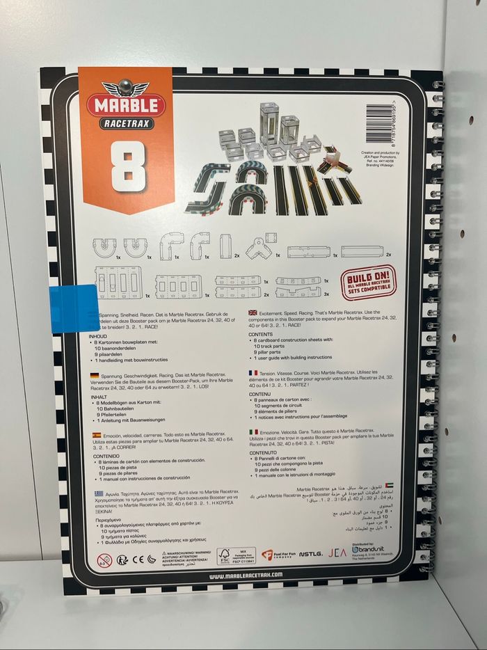 Marble Racetrax – Lot 2 Booster Packs NEUFS (8 + 16 pièces, sous blister) - photo numéro 3