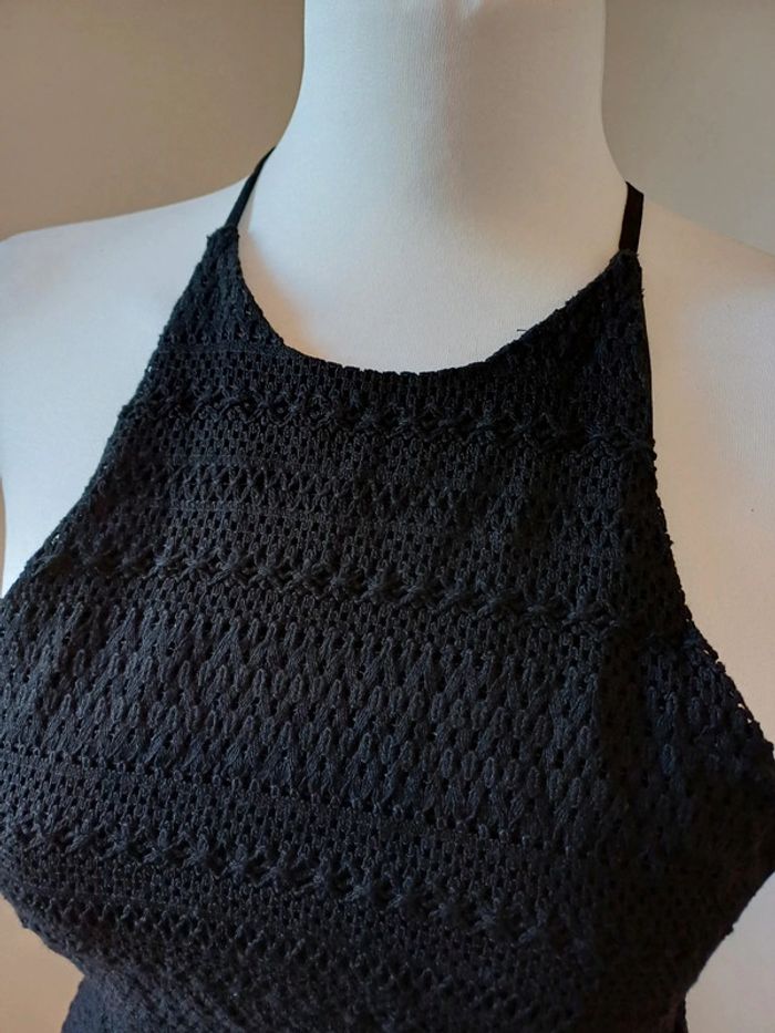 Robe longue noire neuve en dentelle Daphnea taille S 36 - photo numéro 3