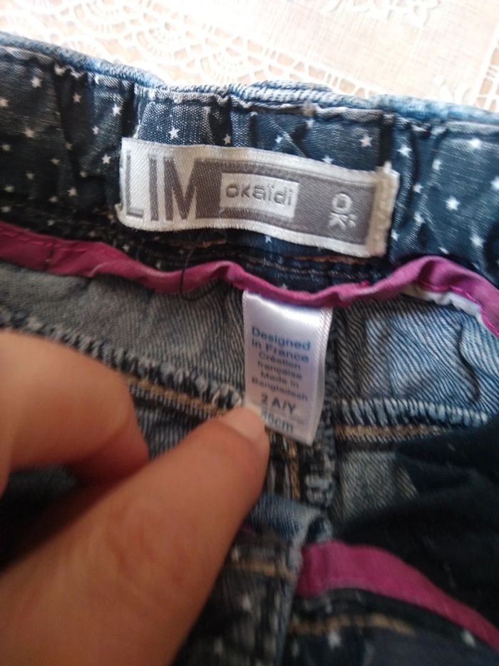 Pantalon en jean bleu 2 ans - photo numéro 5