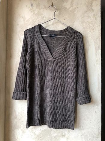 Pull 3/4 marron Caroll 36