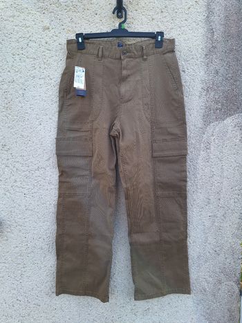 Pantalon cargo camel