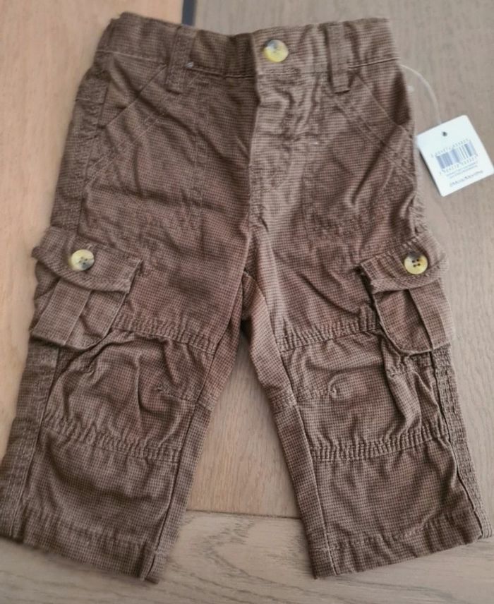 Pantalon marron 6 mois okaïdi neuf avec étiquette