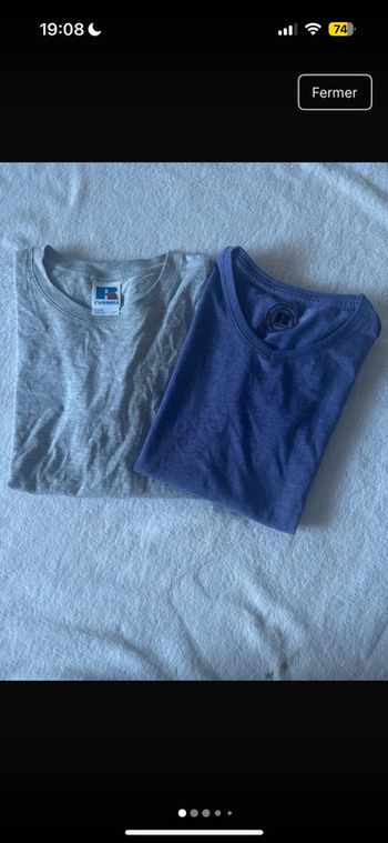 T-shirt manche courte neuf taille 7-8 ans Russell