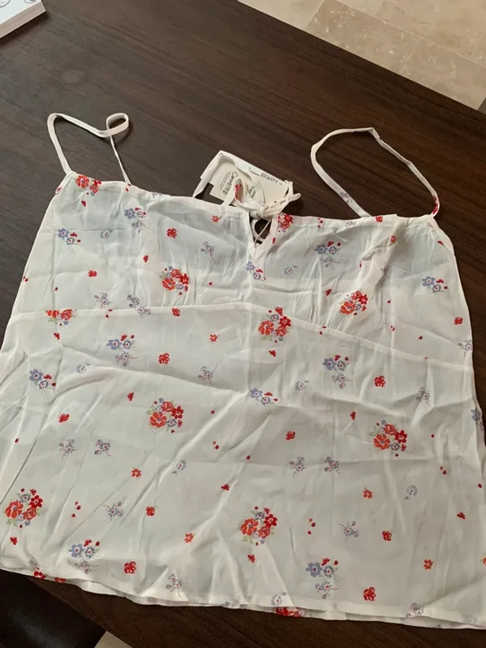 Mango Top imprimé floral TXL