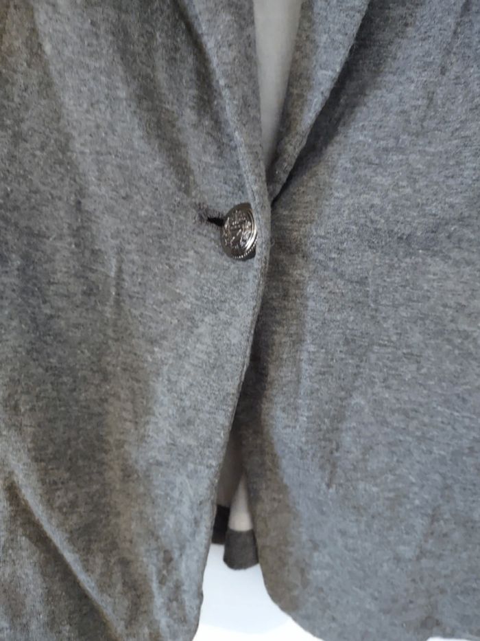 Veste gilet gris chiné Mango - photo numéro 2