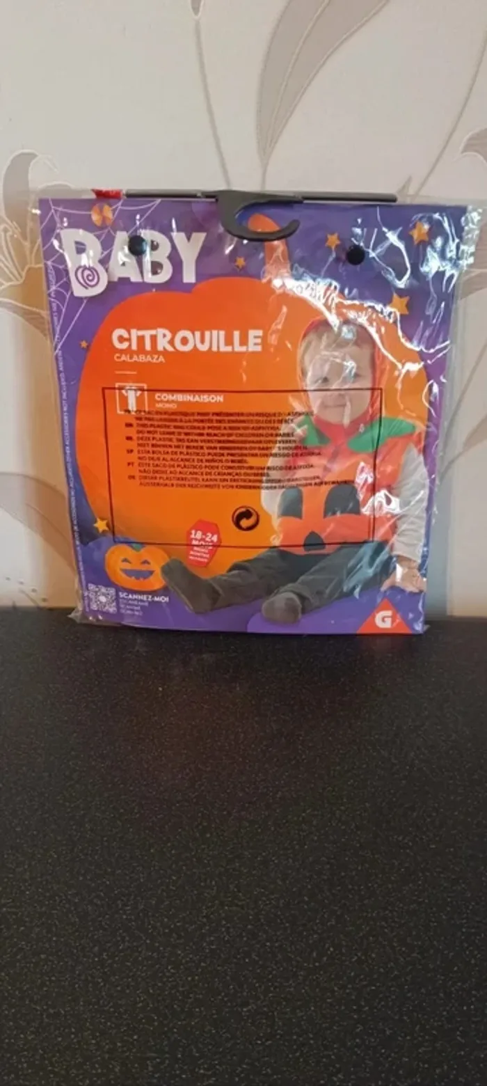 Costume citrouille