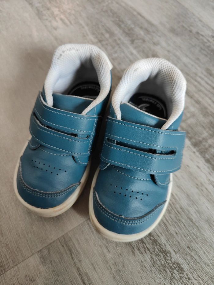 Chaussures premiers pas à scratch 22 Decathlon Beebs by Kiabi