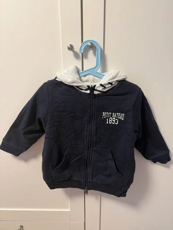 Veste réversible petit bateau 4 ans