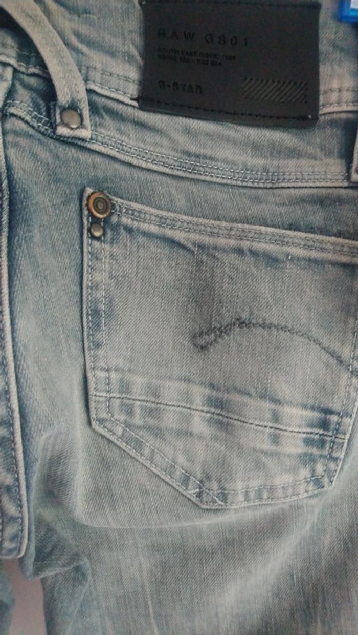 Jeans G Stars  3301 femme taille 36 fr  taille usa 25 - photo numéro 7